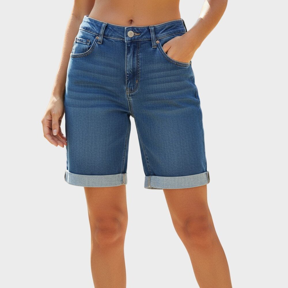 Levis 548 Jeans Womens 10 Blue Straight Leg Perfectly Slimming Denim Classic